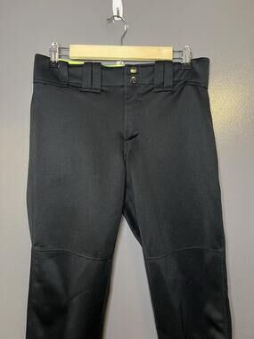 Mizuno Performance Pants Womens Small Black Cropped Baseball Softball Pants
